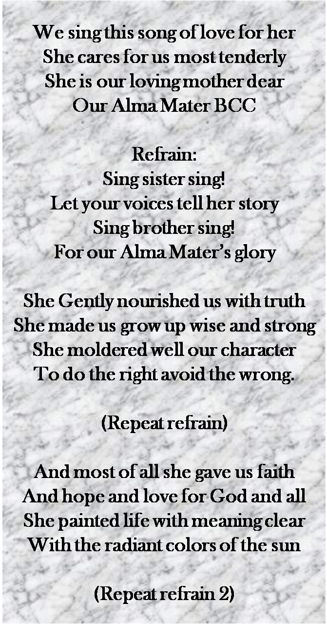 alma mater song lyrics